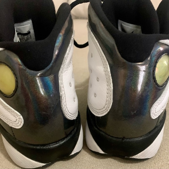 Jordan 13 wolf grey kids white / tropical teal. Full lace front. - Picture 7 of 9